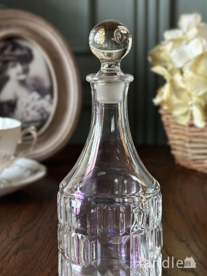 アンティークガラスの香水瓶