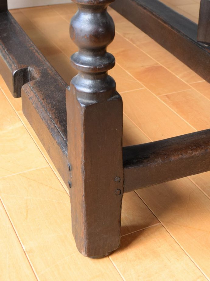 伸長式テーブルの脚