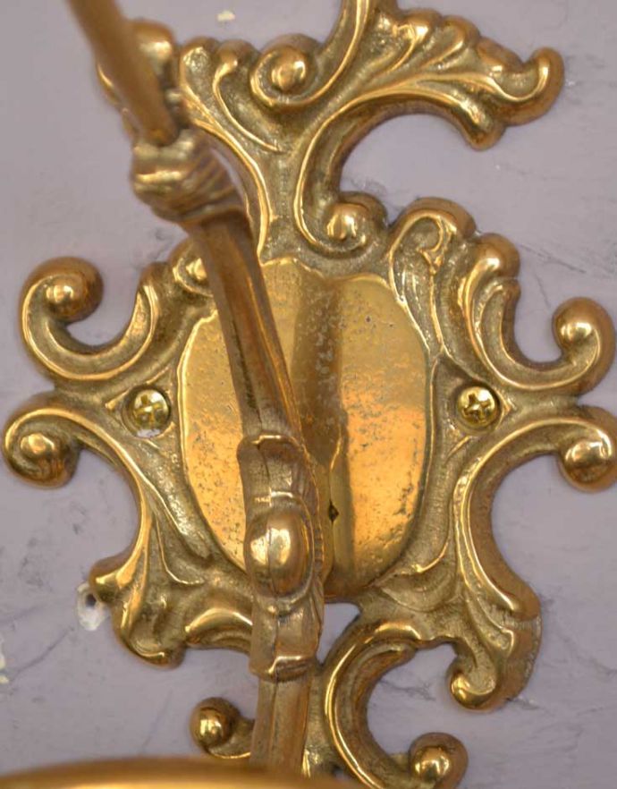イタリア製の優美な真鍮コートフック(sa-428)｜インテリア雑貨