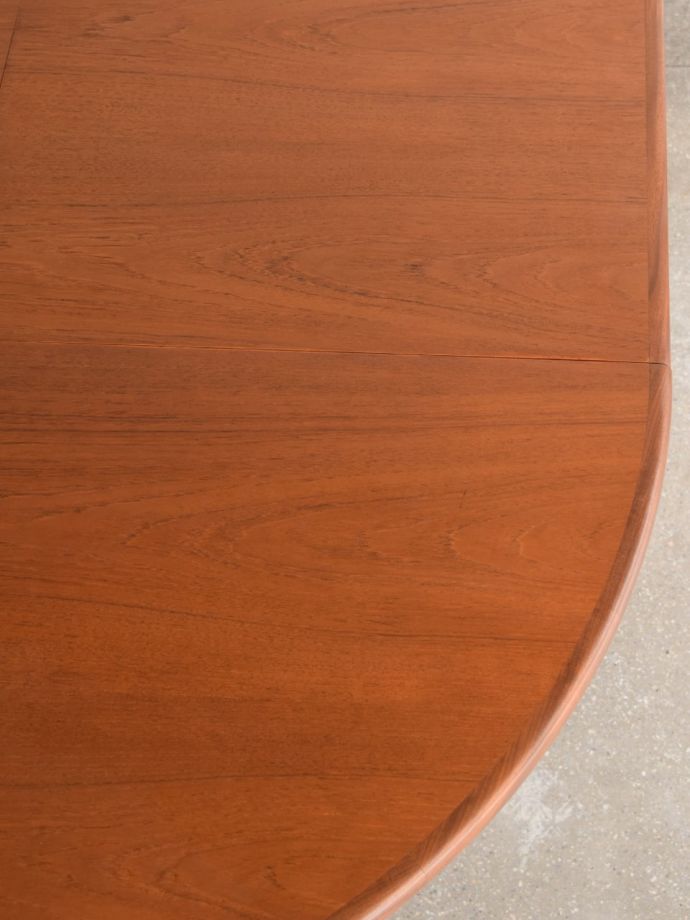 G-PLANのヴィンテージテーブル、北欧スタイルのおしゃれなフレスコシリーズの伸長式ダイニングテーブル