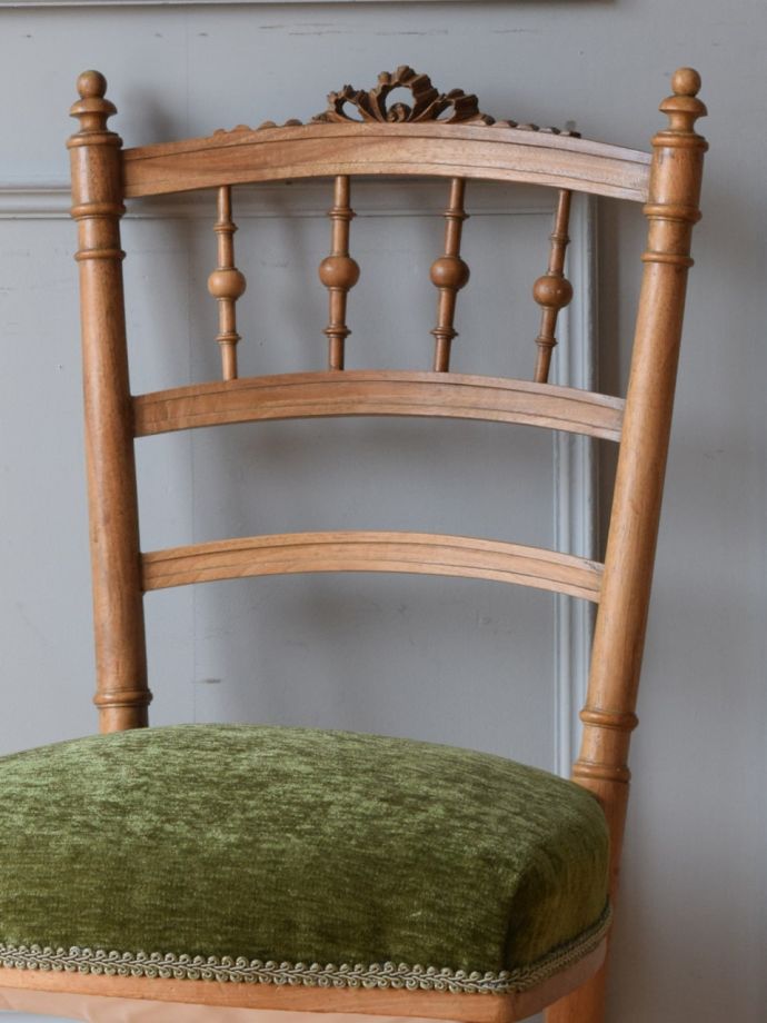 ナポレオン3世時代の美しい椅子、フランスアンティークのナポレオン