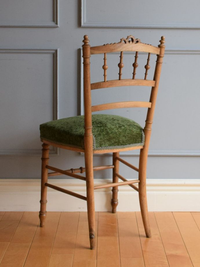 ナポレオン3世時代の美しい椅子、フランスアンティークのナポレオン