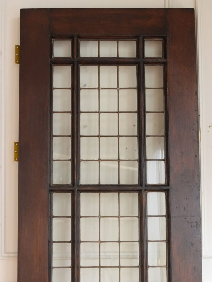 アンティークのおしゃれなドア、ガラスのノブが付いた木製ドア(z-148-f