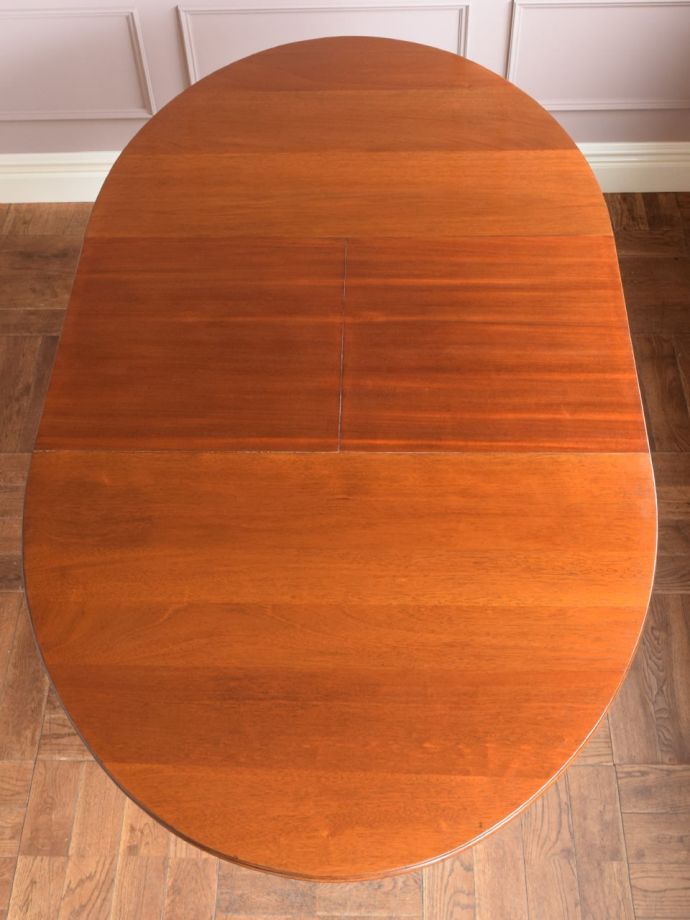 英国のアンティークダイニングテーブル、クイーンアンスタイルのエクステンションテーブル