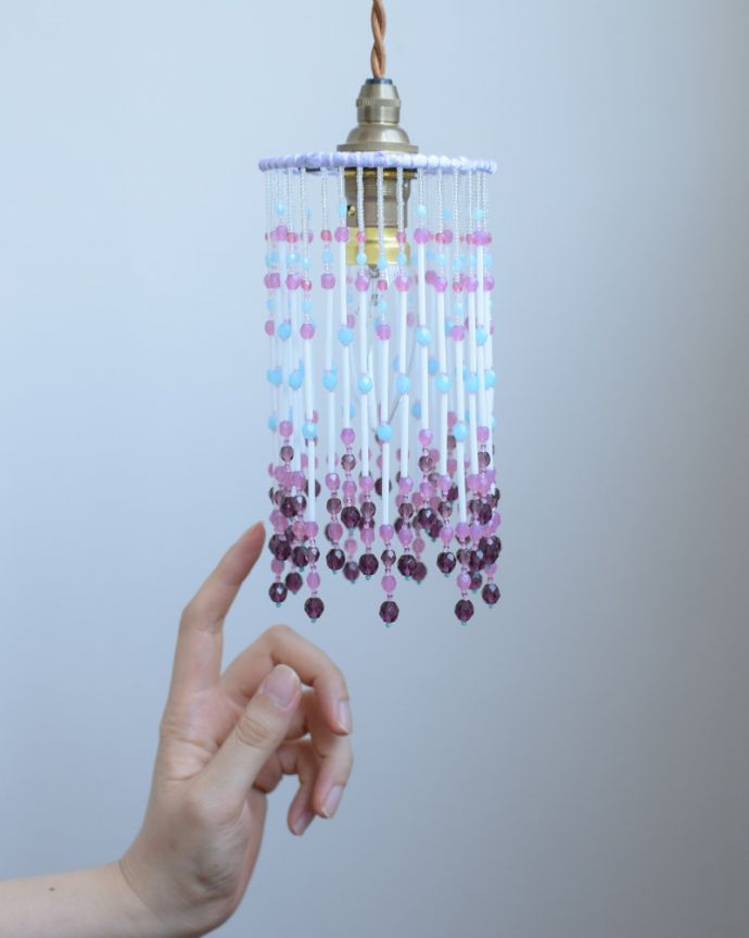 おしゃれなビーズランプ