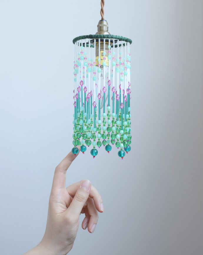 おしゃれなビーズランプ