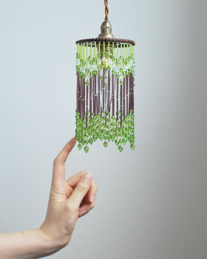 おしゃれなビーズランプ