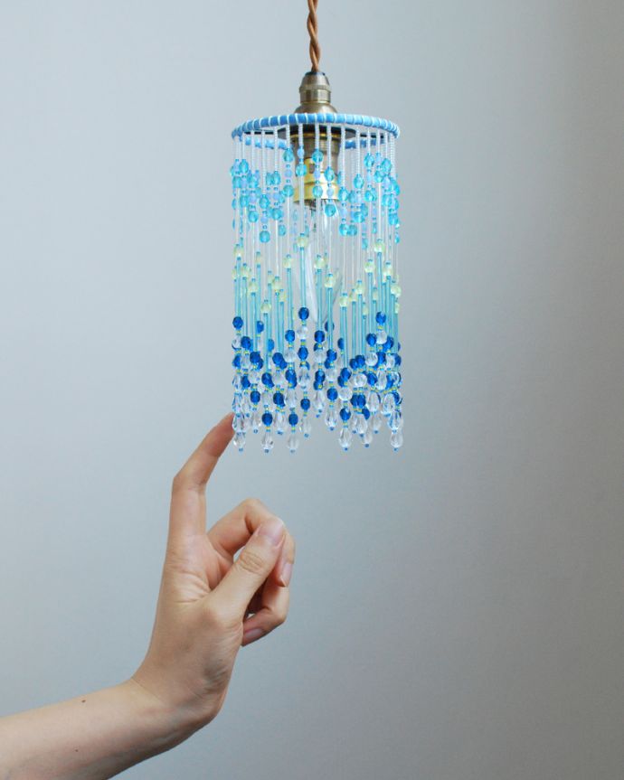 おしゃれなビーズランプ