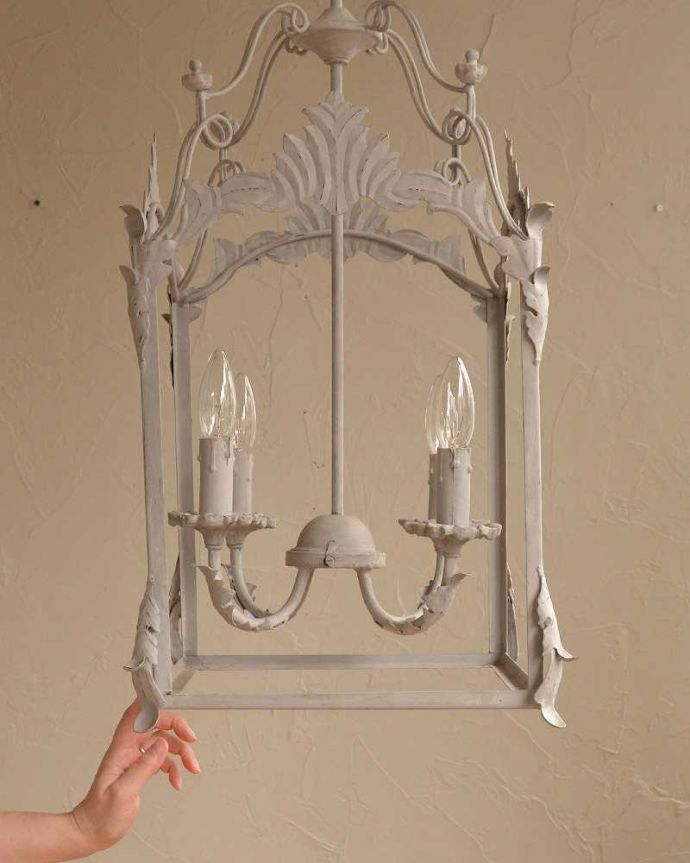 シャンデリア　照明・ライティング　フランスから輸入したバードゲージモチーフのシャンデリア（E14シャンデリア球4個付き）Chandelier Fetes Grand Hotel。。(cf-1049)