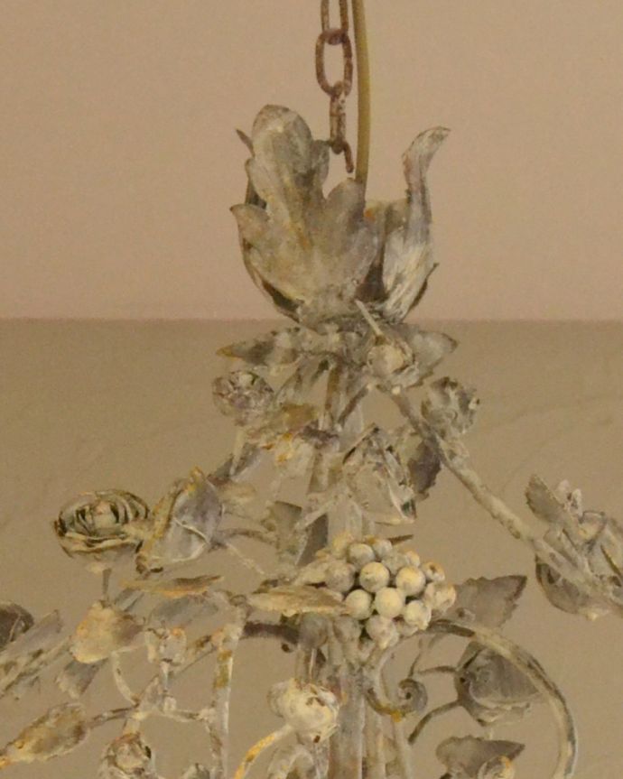 照明・ライティング　フランス輸入の照明、お洒落なシャンデリア（Ｅ14シャンデリア球4個付）Chandelier Bacchanale。。(cf-1052)