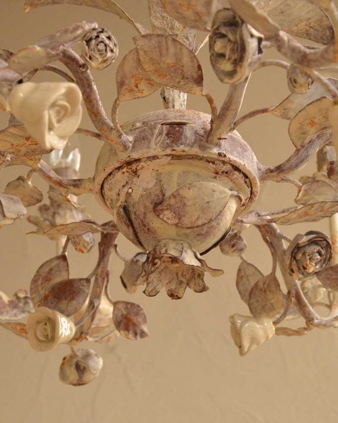 シャンデリア　照明・ライティング　フランス輸入の素敵なシャンデリア（Ｅ14シャンデリア球6個付）Chandelier Icare Small Size。。(cf-1054)