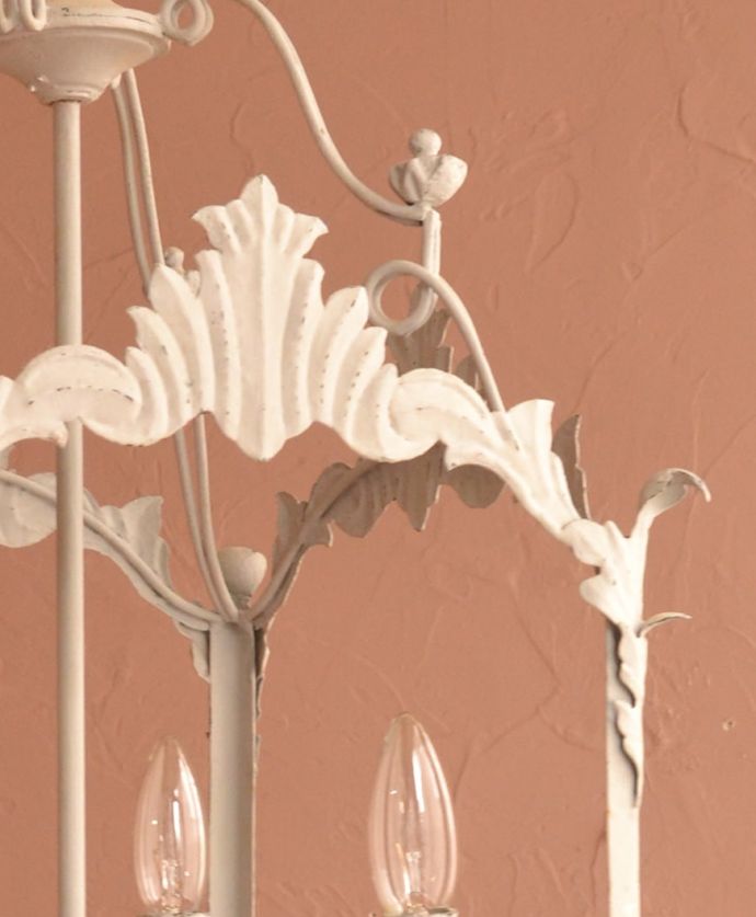 照明・ライティング フランス輸入のランタン型のシャンデリア（E14シャンデリア球4個付き）Chandelier Lanterne。。(cf-1057)