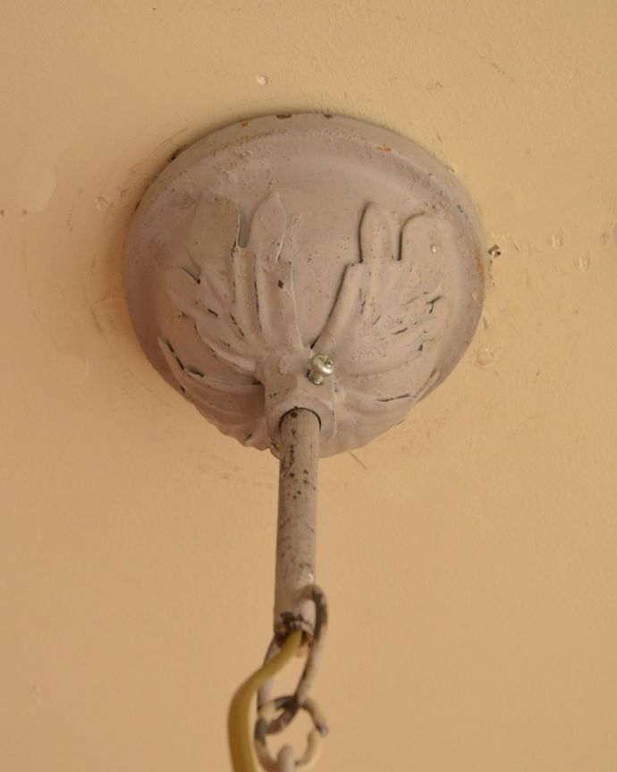 シャンデリア　照明・ライティング　フランス輸入のランタン型のシャンデリア（E14シャンデリア球4個付き）Chandelier Lanterne　カバーも付いています。(cf-1057)