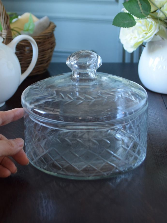 コントワールドファミーユのガラスジャー