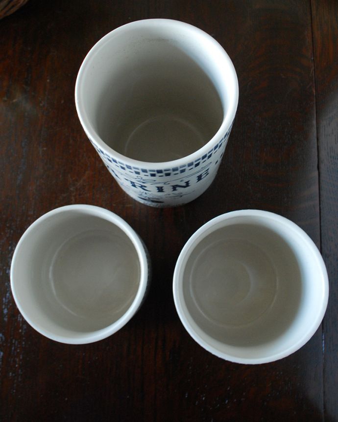 コントワールドファミーユ インテリア雑貨 コントワール・ド・ファミーユのカトラリースタンド(ブルー)。3個セットでお届けします大中小3サイズで合計3個をお届けします。(cf-695)