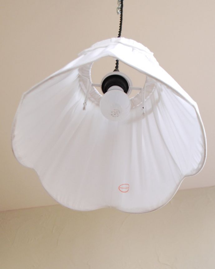 コントワールドファミーユ　照明・ライティング　コントワール・ドゥ・ファミーユのペンダントライト（布シェードのみ）。。(cf-746-1)