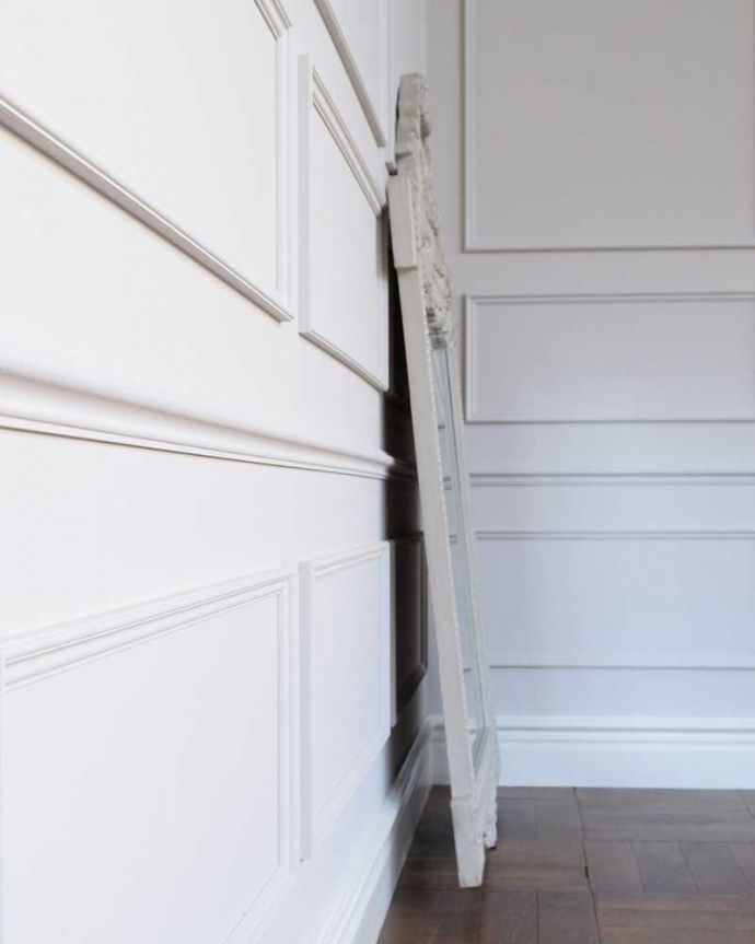 ミラー・時計　インテリア雑貨　アンティーク風家具、コクシグルのウォールミラー（Mirror Beauharnais ）。横から見ると･･･こんな感じです。(cff-1031)