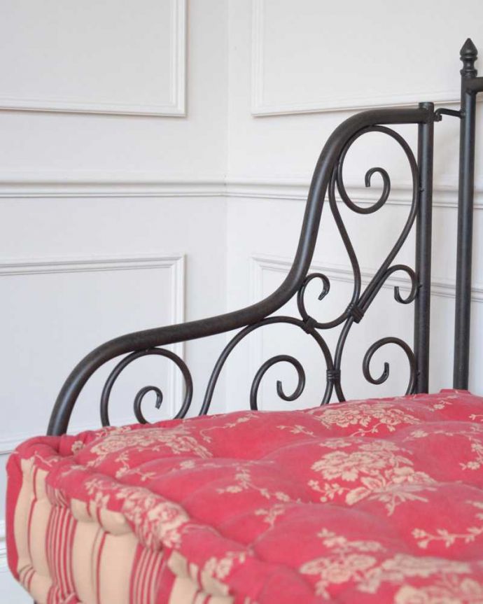 アイアンソファのアーム