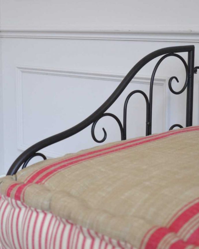 アイアンソファのアーム