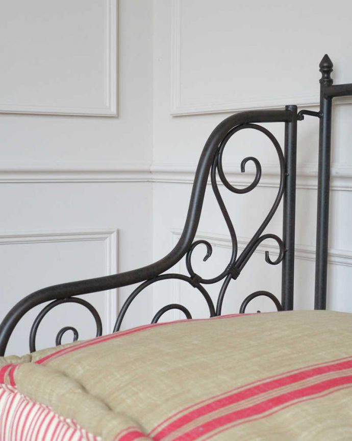 アイアンソファのアーム