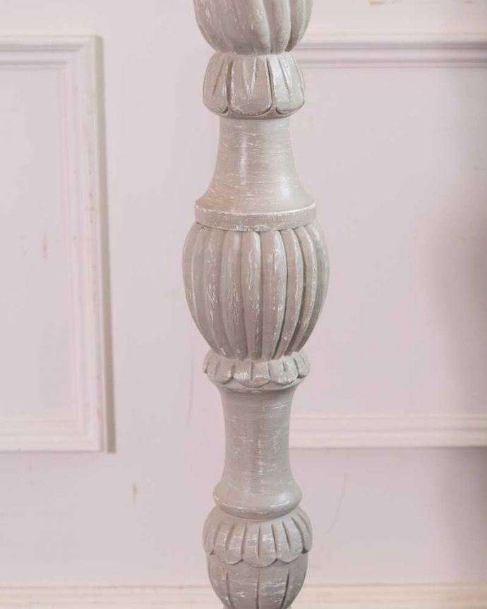 スタンドライト　照明・ライティング　フランスからやってきた彫刻が優雅なフロアランプ(E26球付)。。(cff-1130)