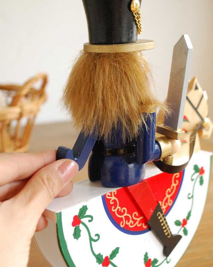 くるみ割り人形の後ろ姿