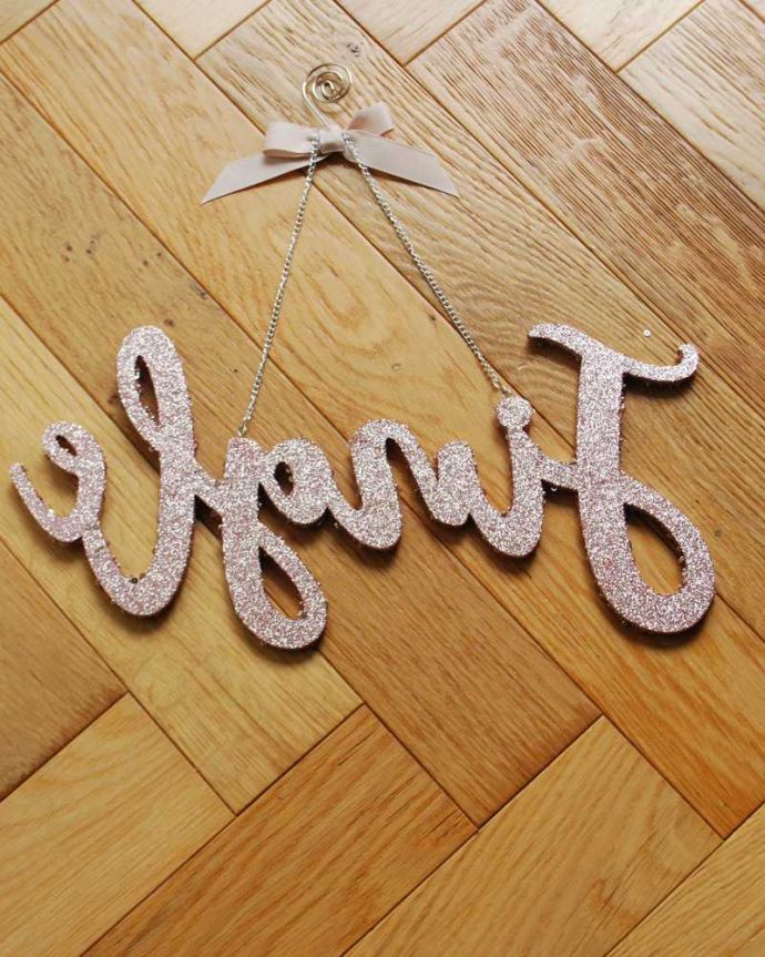 クリスマスオブジェの裏側