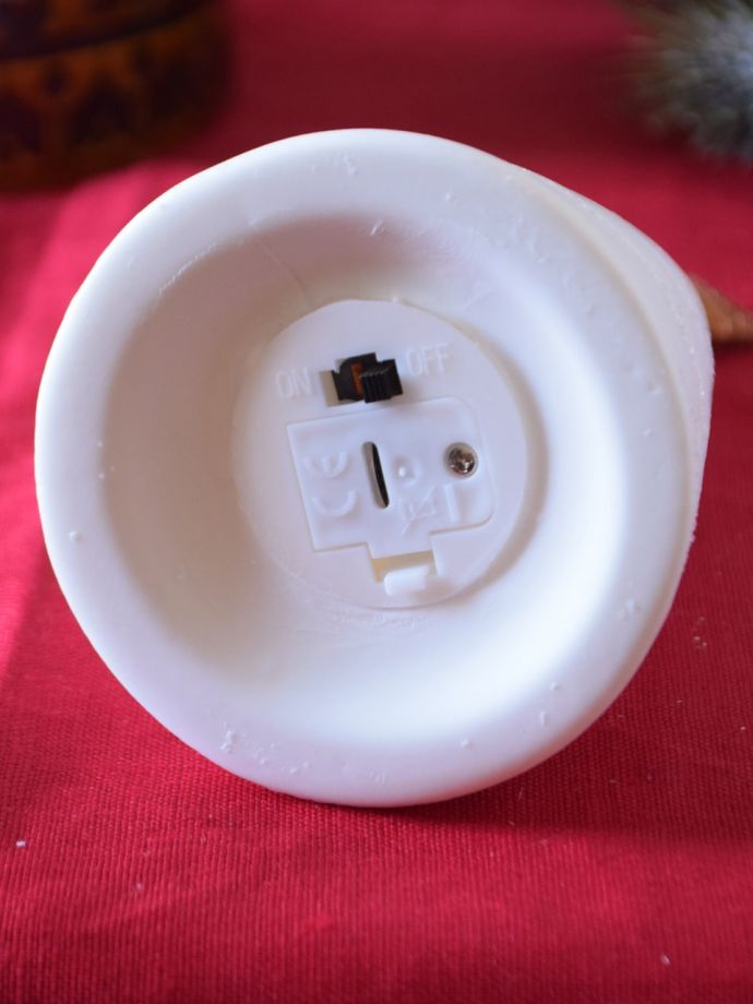 ボタン電池で点灯