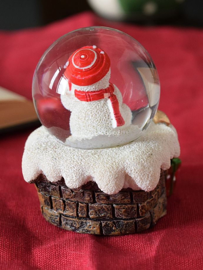 クリスマスオブジェの後ろ側