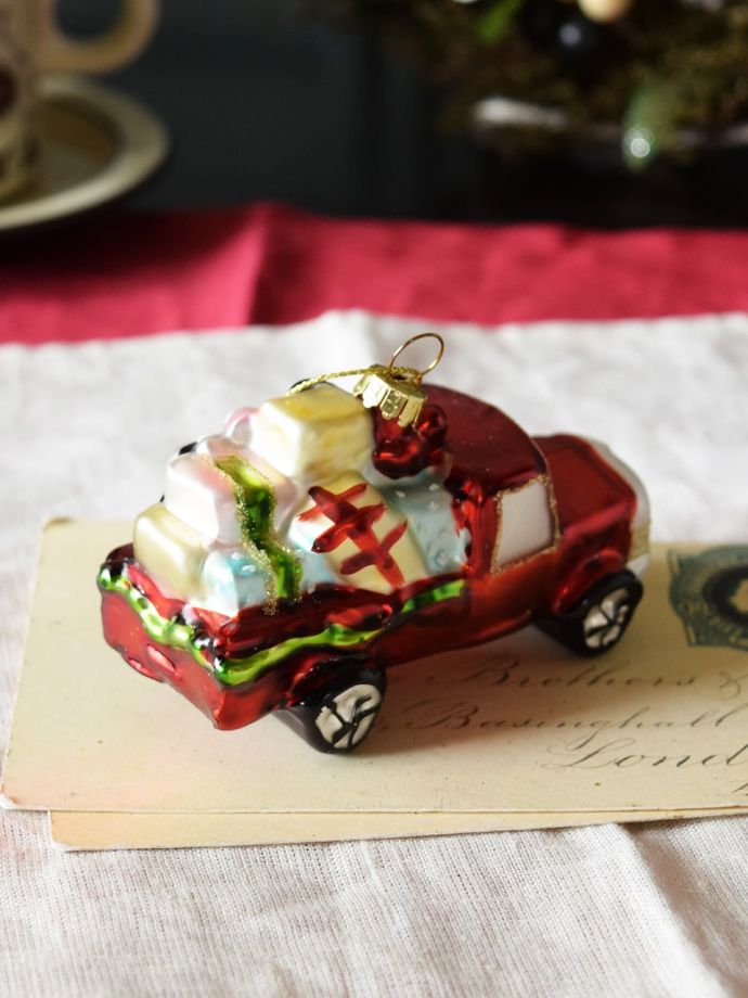 可愛いガラスのオーナメント