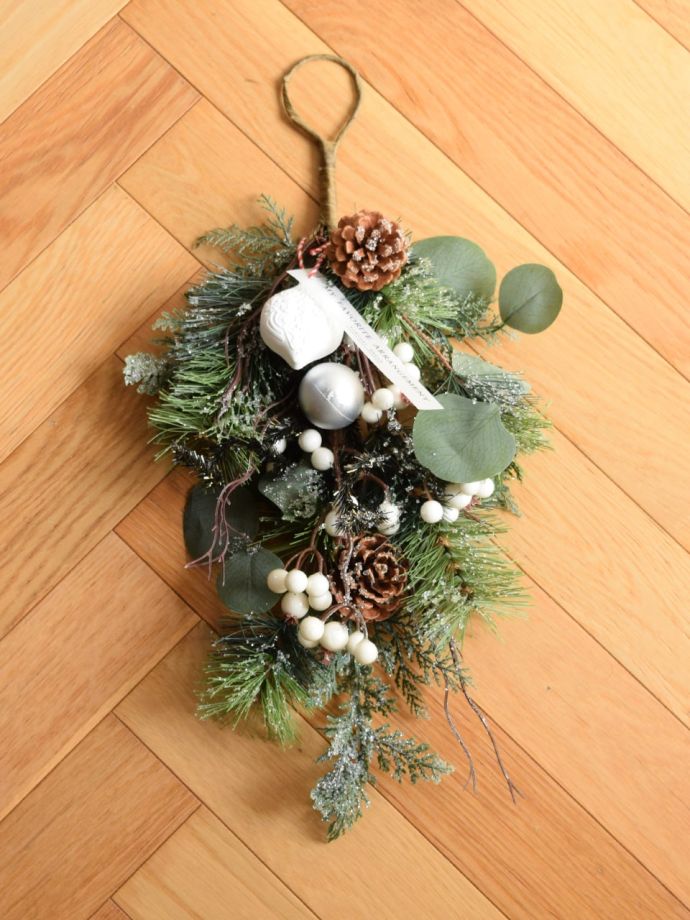 クリスマスオブジェの後ろ側