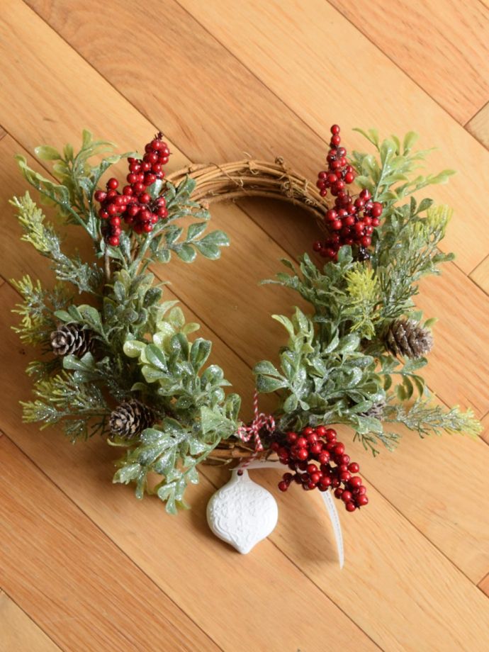 クリスマスオブジェの後ろ側