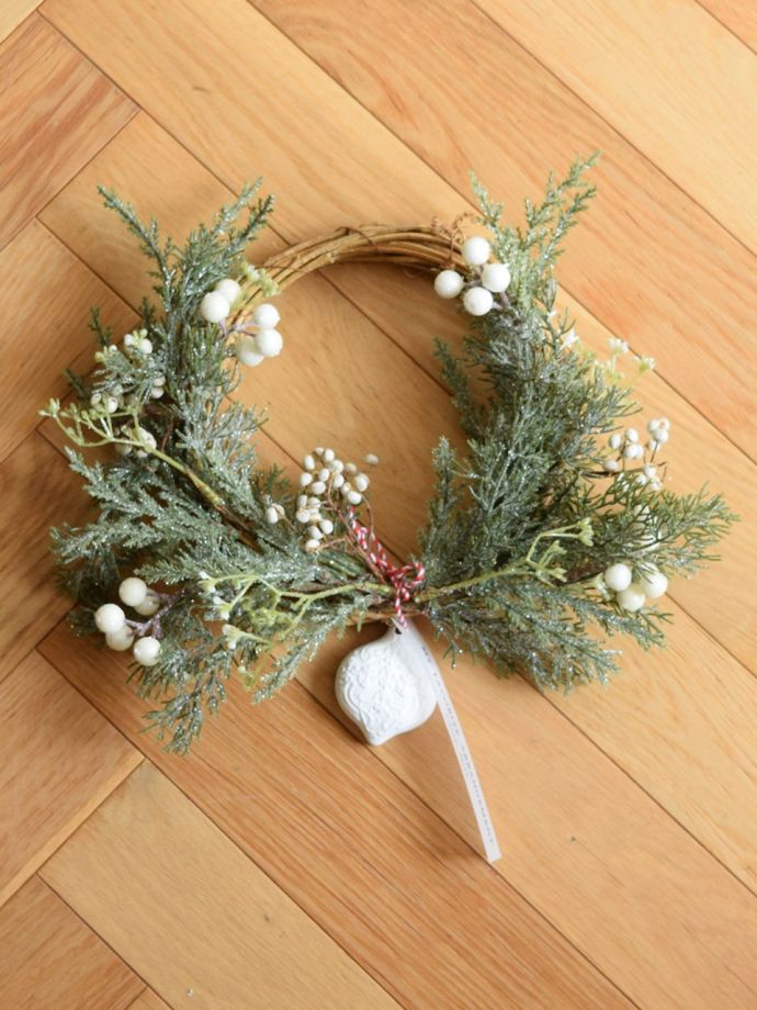 クリスマスオブジェの後ろ側