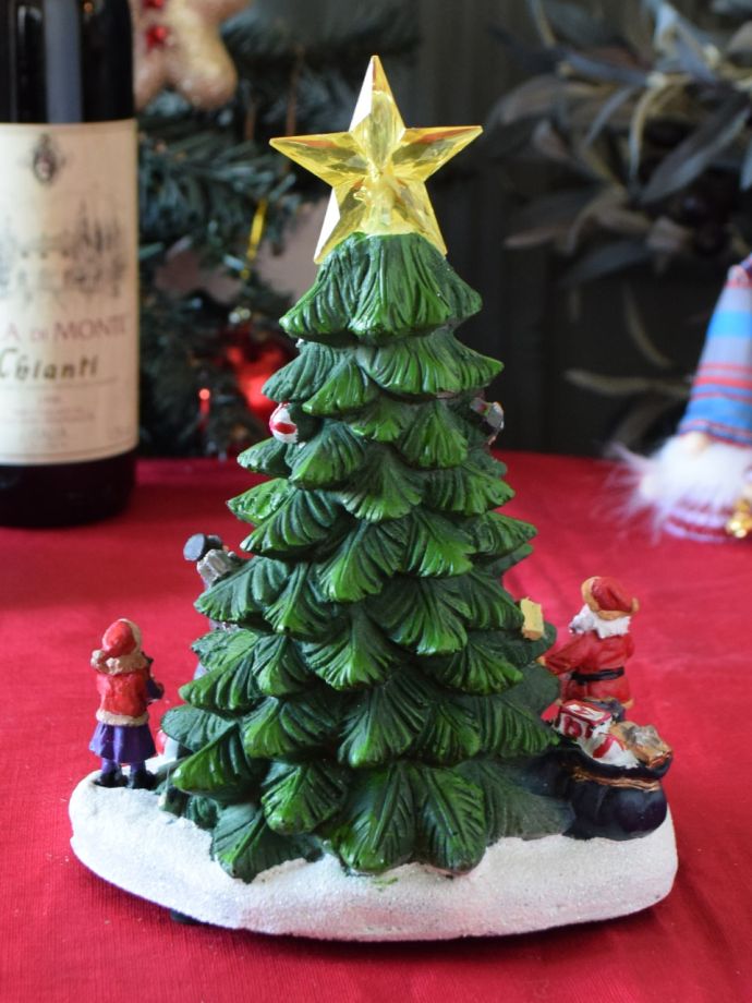 クリスマスオブジェの側面