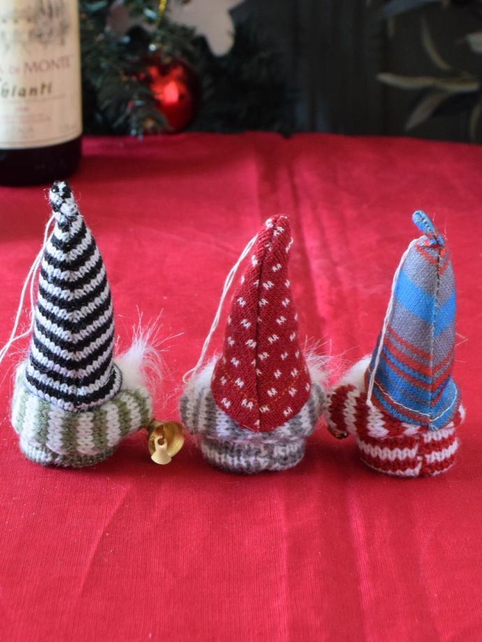 クリスマスオブジェの後ろ側