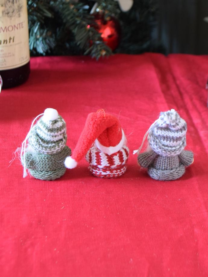 クリスマスオブジェの後ろ側