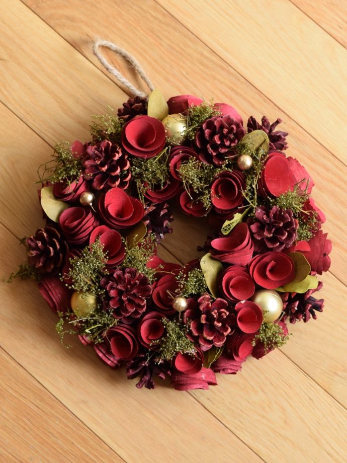 クリスマスオブジェの後ろ側