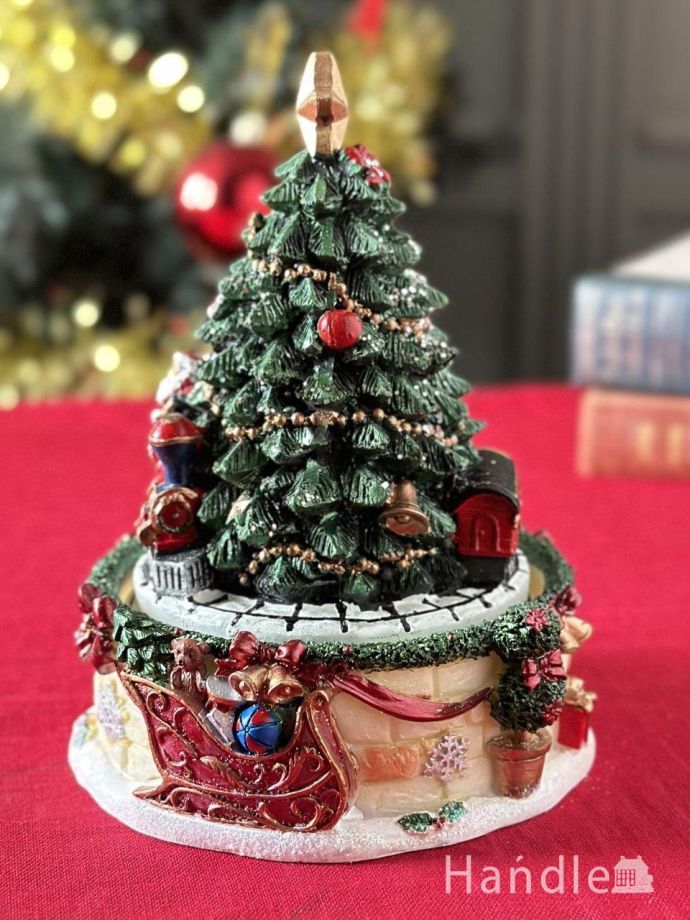 クリスマスオブジェの側面