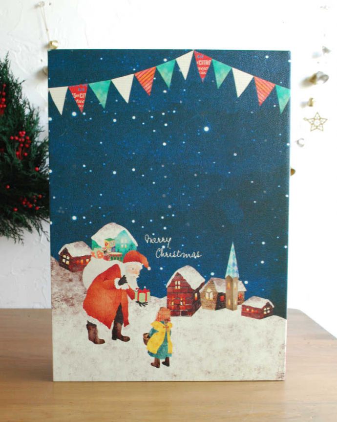 リビング雑貨　クリスマス用　ブックボックス（クリスマスピッグ）。今年はいつもと違うクリスマスを演出してみませんか？お部屋の中をちょっと飾るだけでワクワクするクリスマス。(cm-87)