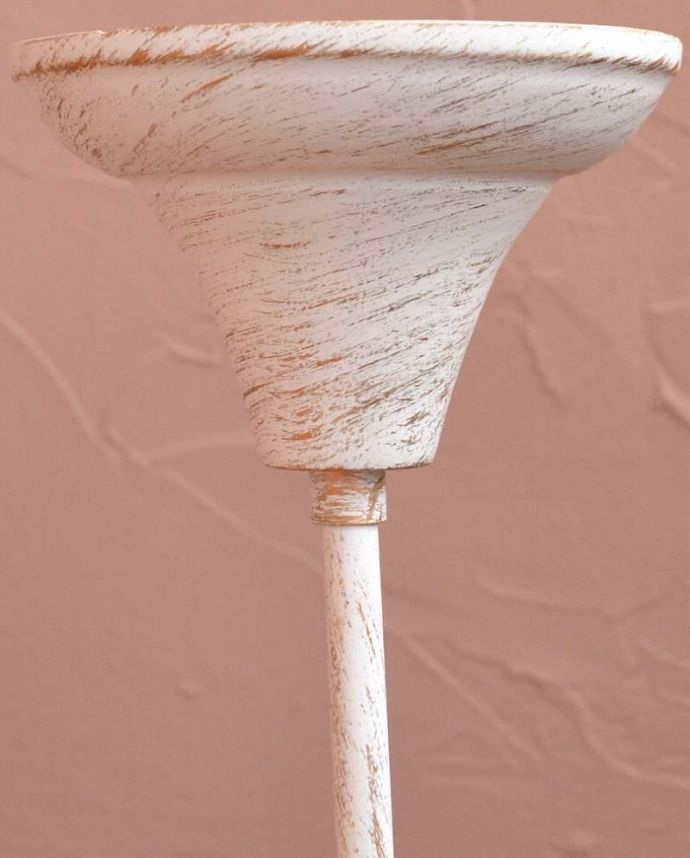 シャンデリア　照明・ライティング　気軽に使えるアンティーク風のシャンデリア(6灯)（Ｅ17電球付） 。カバーも付いています。(cr-524)