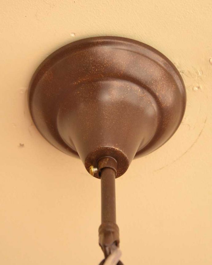 シャンデリア　照明・ライティング　ゲージの中で輝くガラスのビーズが美しいアンティーク風のシャンデリア(1灯)（Ｅ17電球付） 。カバーも付いています。(cr-528)