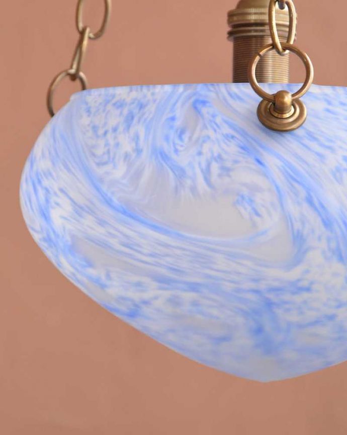 アンティーク調ガラスのシェード