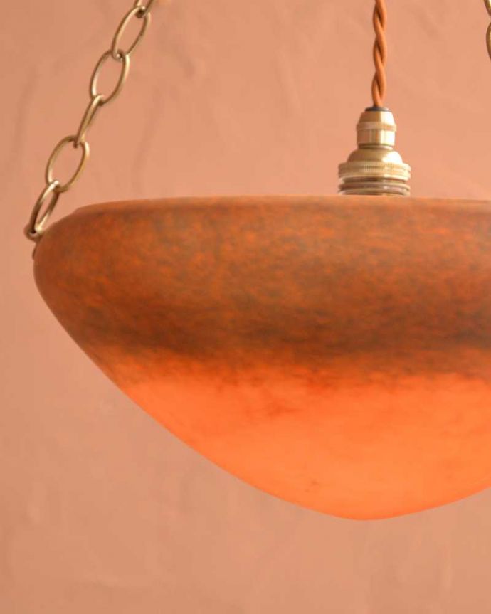 アンティーク調ガラスのシェード