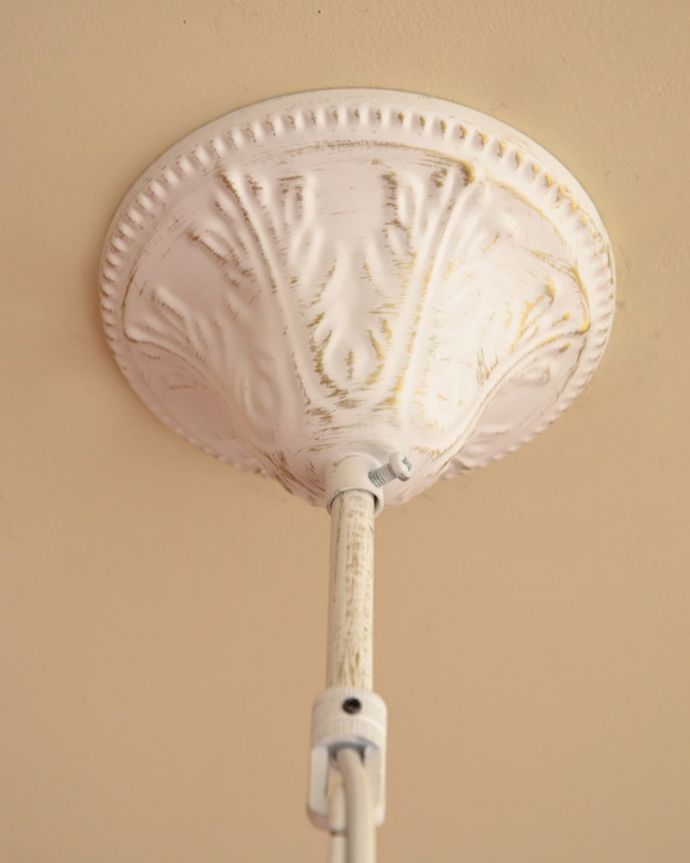 シャンデリア 照明・ライティング フランス風の5灯シャンデリア(トワルド・ジュイ・レッド・電球セット)。カバーも付いてます天井に取り付けるカバーはこんな感じです。(cr-537)