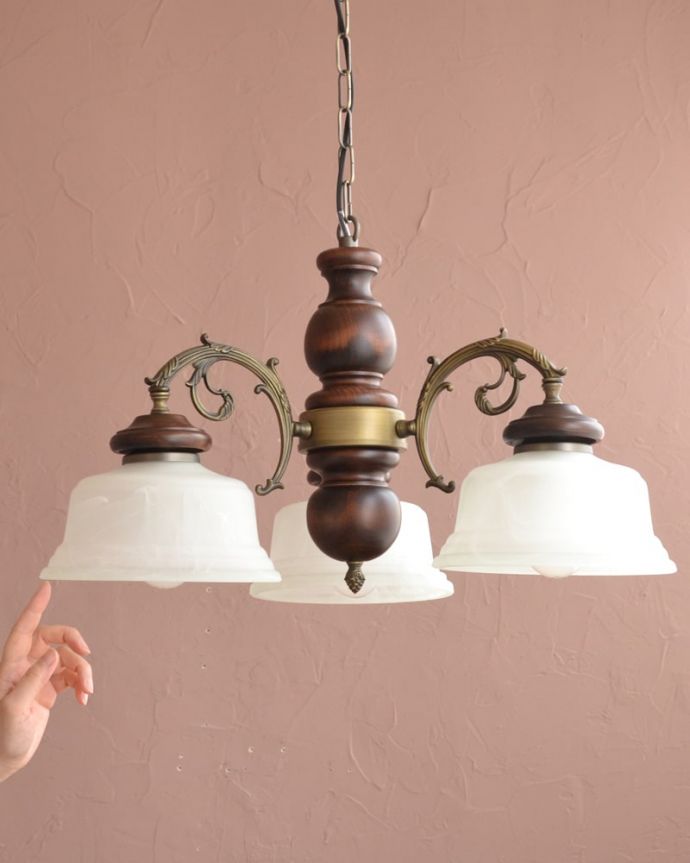 照明・ライティング　シャンデリア3灯　(cr-540)