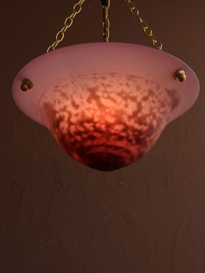 アンティーク調照明の美しい灯り