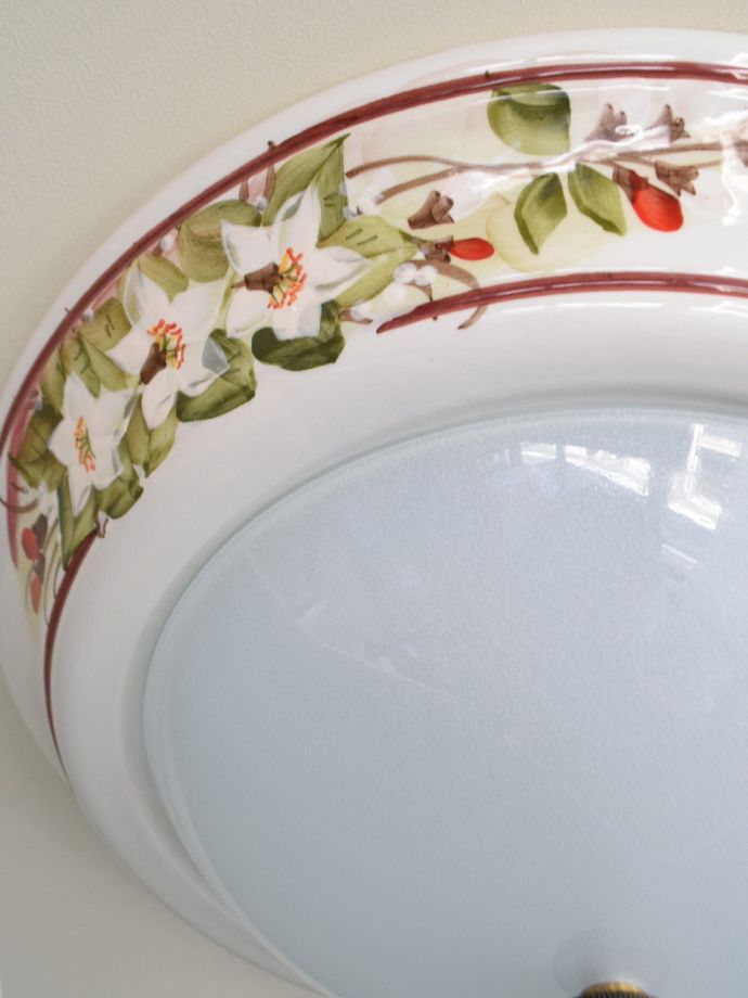 陶器のシーリングライト