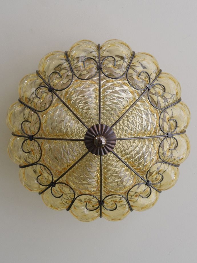 ハンドメイドガラスのシェード