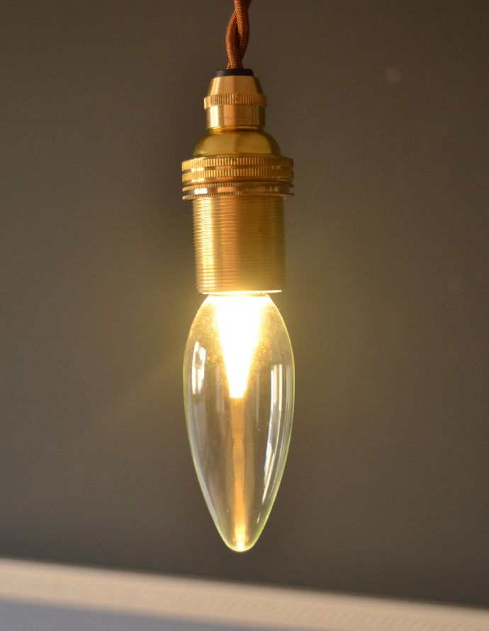 電球・オプション 照明・ライティング LED電球 シャンデリア球(E17口金・50lm)。シャンデリアの形をしたLED電球まるで白熱球のような形をしたLED電球。(DK-5)