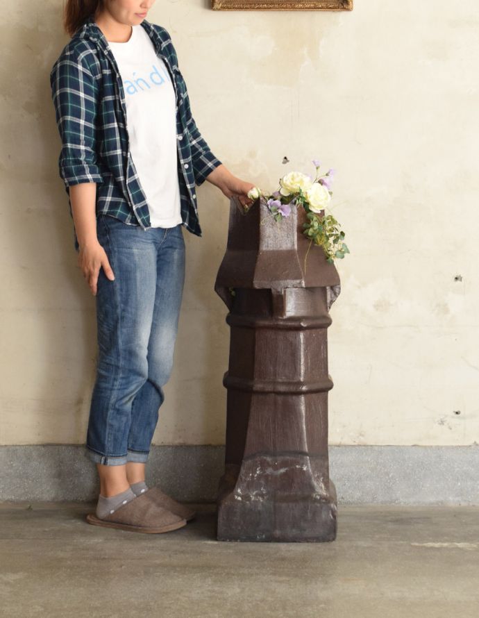 アンティークのチムニーポット